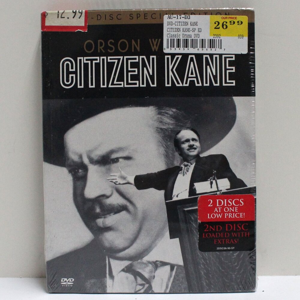 Citizen Kane Classic Drama on 2 Disc DVD Special Edition Set